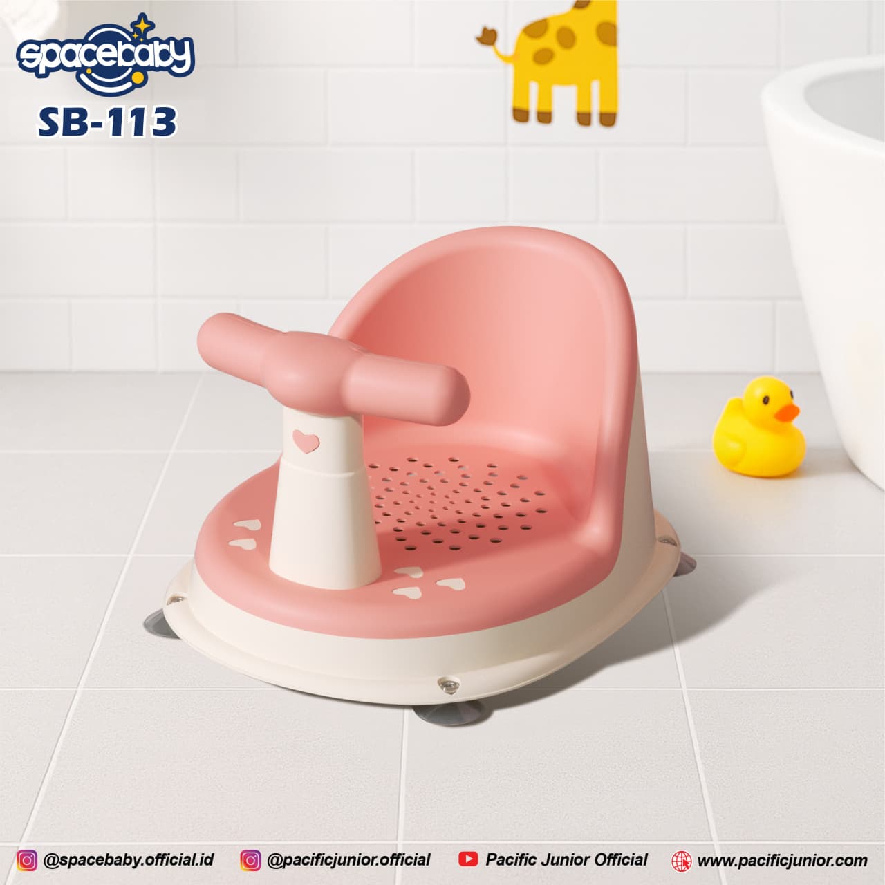 Sugar baby 2in1 Inflatable Baby Bath Tub - Baby Bather New Design // BABY BATH SEAT SB-113 SPACEBABY