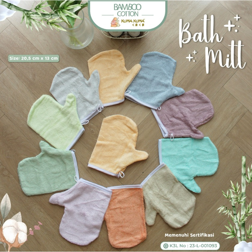 Kumakuma Waslap Bayi | Waslap Handuk |Kuma Kuma Wash Cloth| Wash Mith | Kumakuma Bath Mith | Handuk Kecil
