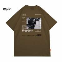 (BAYAR DI TEMPAT) Kaos distro WORKOUT  STREETWEAR COKLAT FREEDOOM Limited Edition Termurah