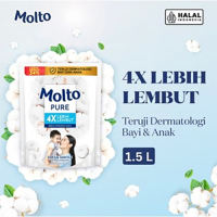 Molto Pelembut & Pewangi Pakaian Bayi Softener Konsentrat Pure Soft & Gentle 1.5L