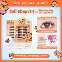 MLEN DIARY X CAPYBARA Bulu Mata Baby Comic /Sunflower/Baby Cat/IRIS Seri Palsu Kolaborasi DIY bulu mata eyelash extension bulu mata natural bulu mata palsu + lem