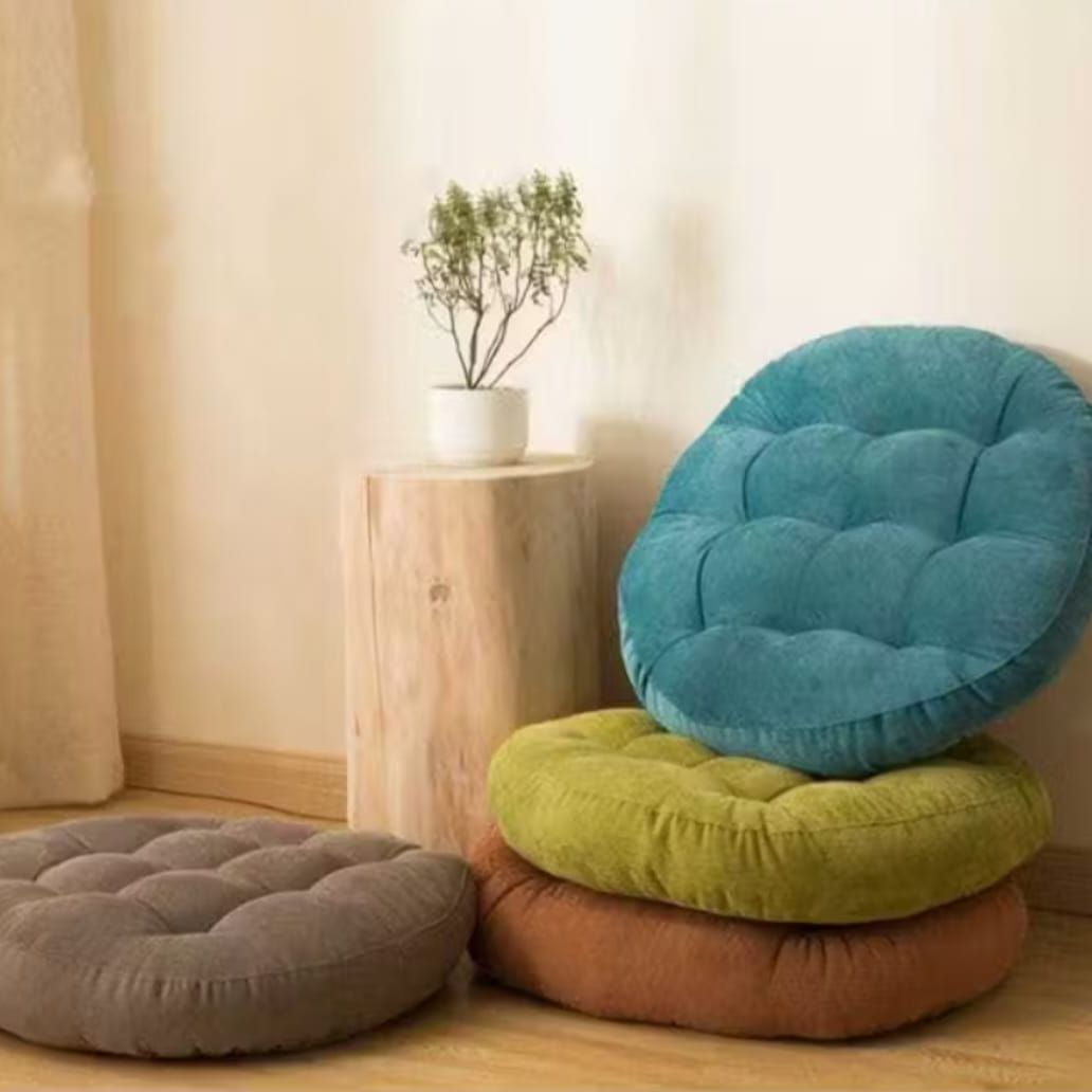 Bantal Duduk Alas Kursi Bantal Kursi Lesehan Diameter 35Cm