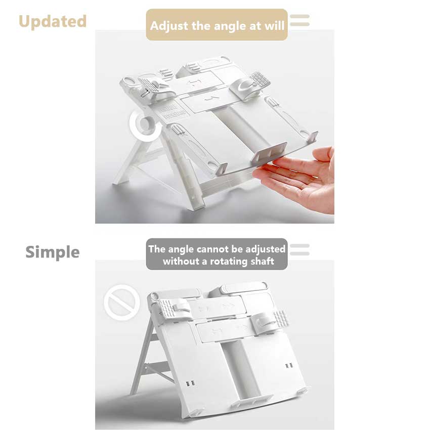 【Dikirim dlm 24jam】 Book stand reading holder penyangga buku Majalah Ipad Berdiri Bahan Plastik penahan buku Majalah Perlengkapan Sekolah