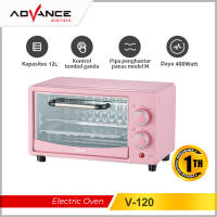 Oven Listrik VOTRE Tombol 12L Low Watt 400W Electric Oven Kue multi-fungsi kontrol suhu waktu Roti V-120