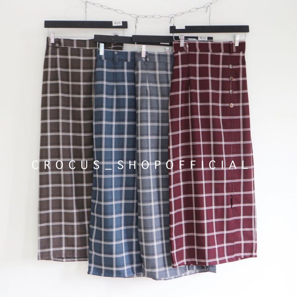 Tartan Slit Skirt / Rok Kotak Kotak Jane tartan slit skirt / rok kotak kotak jane