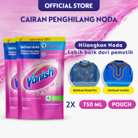 [Paket isi 2] Vanish Pink Liquid Pembersih Noda 750ml