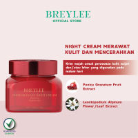 [BPOM] BREYLEE Pomegranate Night Cream - Breylee Krim Mencerahkan  Melembabkan & Memudarkan Garis Halus (50 Gr)
