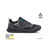 Aerostreet Denver Sneakers Unisex Hitam/Abu/Tosca Sepatu Pria Wanita Casual Sporty Ringan Empuk