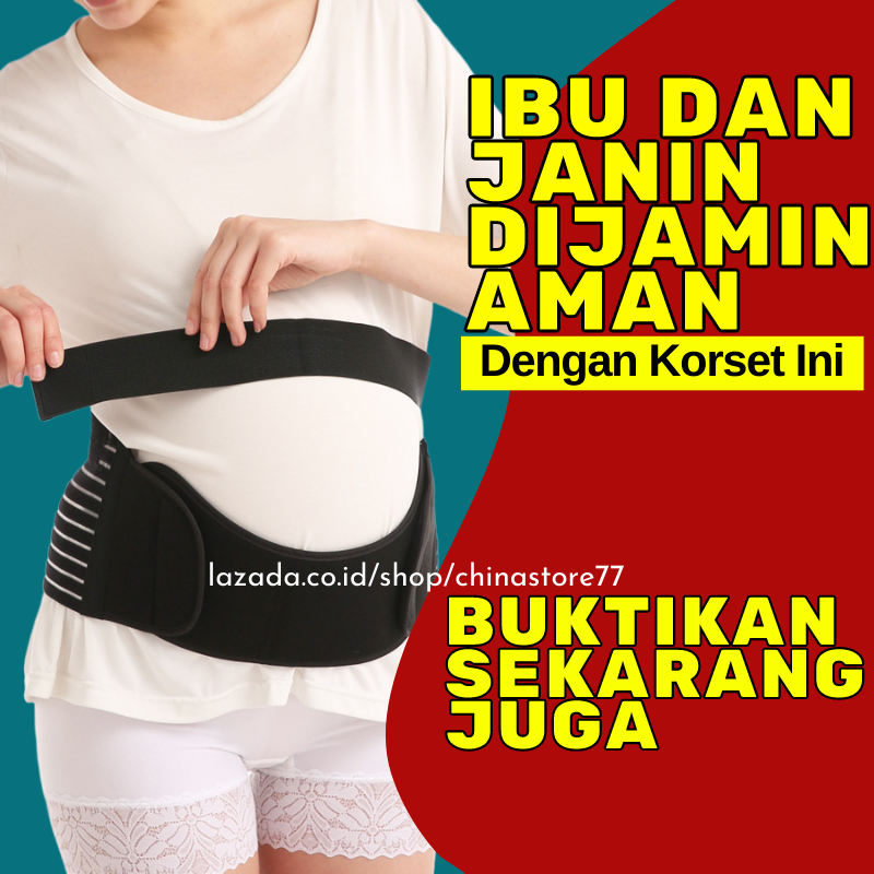 Sabuk Hamil Pregnant Band Belt Maternity Back Korset Penyangga Perut