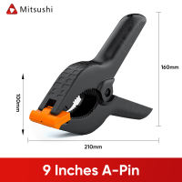 Mitsushi Spring Clamp Nylon 2″ 3″ 4″ 6″ 9″ Alat Penjepit Kayu Besi Catok Super Kuat Spring Clamp Quick Klem Jepit Penjepit Papan Kayu Catok Plastik Woodworking
