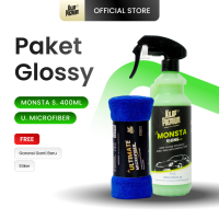 Monsta Shine | Kilap Premium - Pengkilap Body Motor Mobil Helm Glossy Sealant Semi Coating Wax Paint Pengkilap Cat Motor Mobil Pengkilap Mobil Efek Daun Talas Car