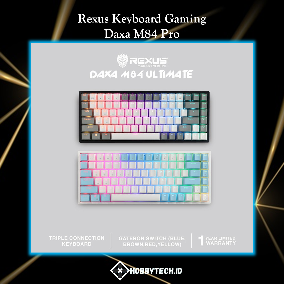 Rexus Daxa M84 Ultimate Keyboard Gaming Mechanical