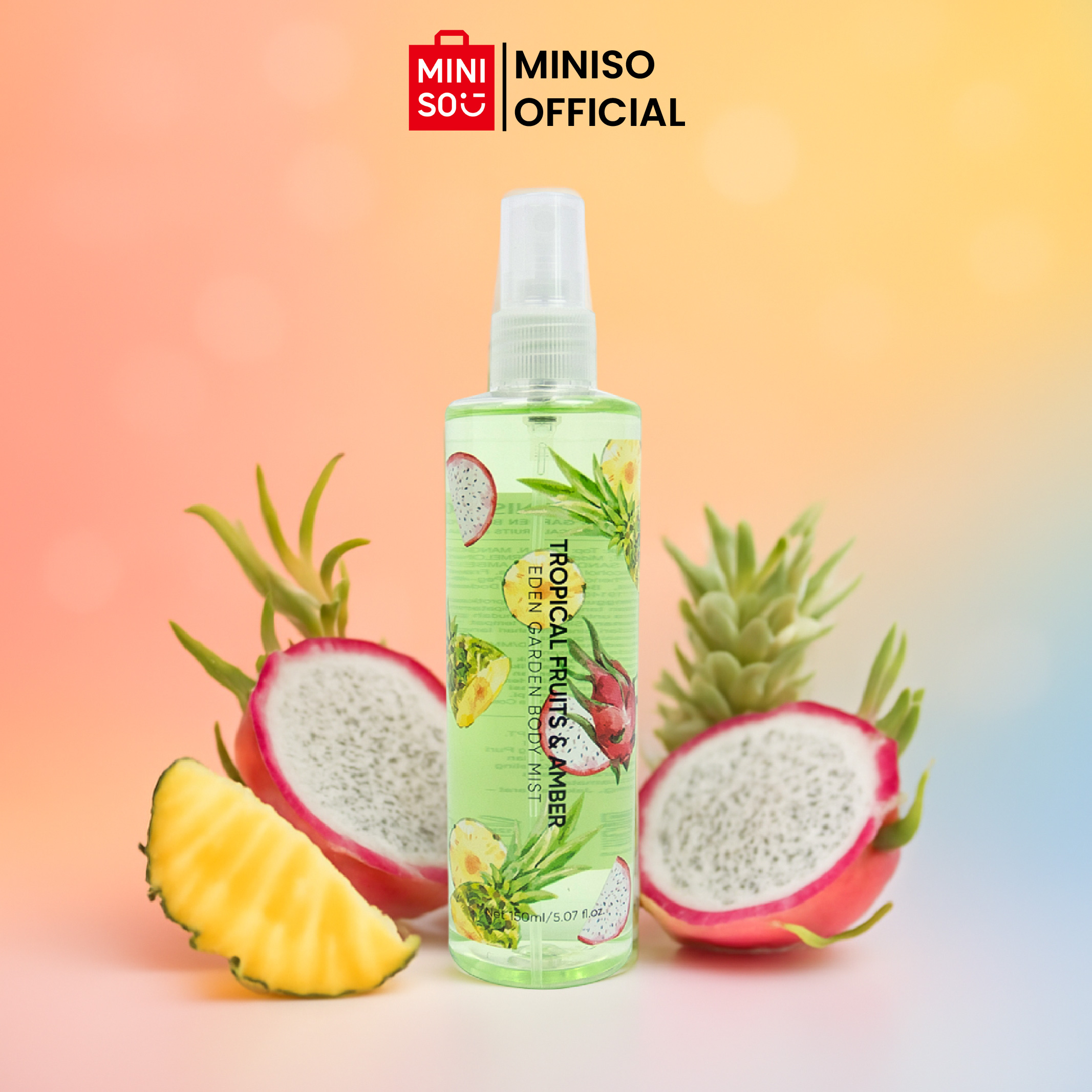 MINISO Body Mist Natural Series Eau de body spray 150ml Parfum Perfum Spray Pengharum Badan Unisex
