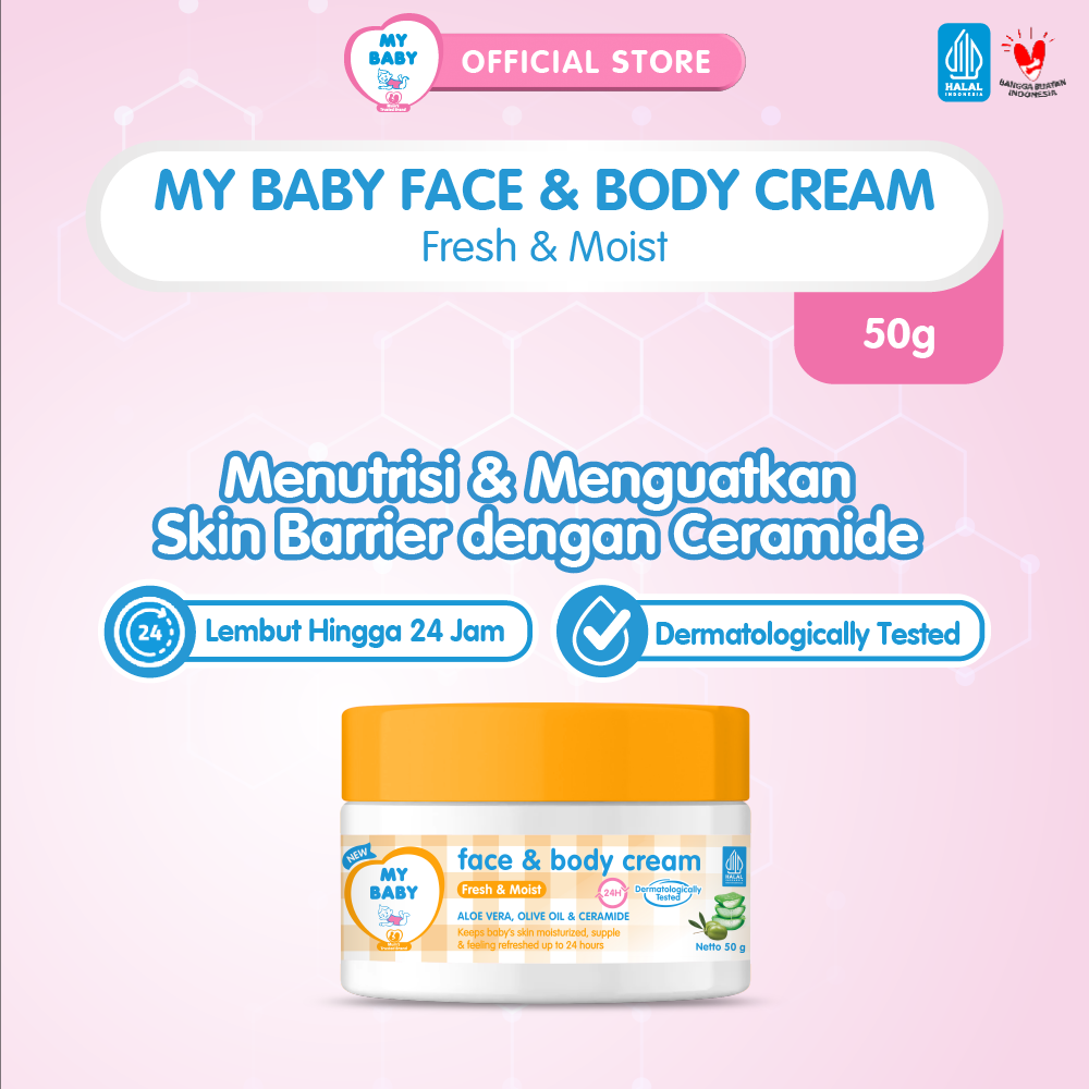 MY BABY Face & Body Cream Fresh & Moist 50 g - Exp: 07.2027