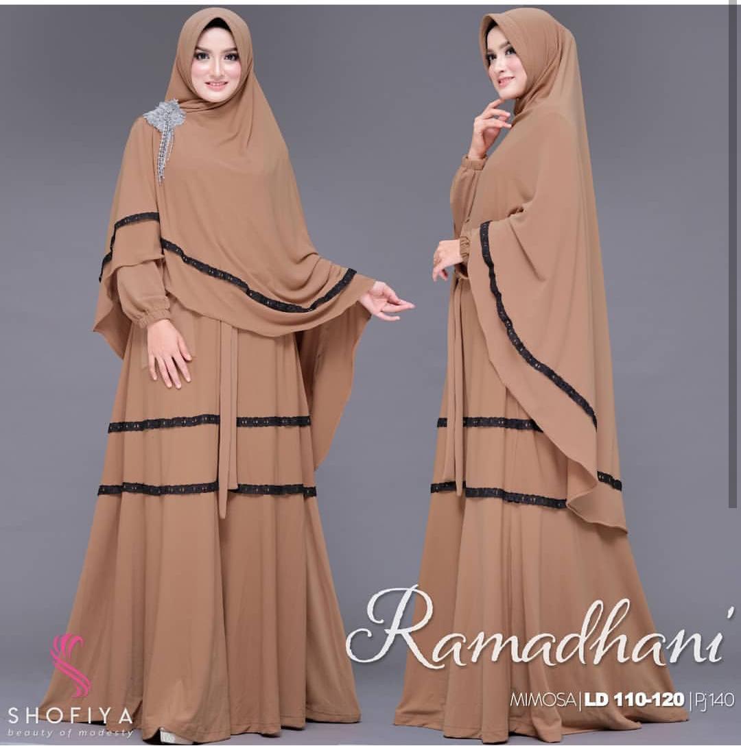 Baju Muslim Modern Gamis RAMADHAN SYARI Moscrepe (Free Hijab / Khimar ) Terusan Wanita Trendy Modern Baju Panjang Stelan Syar’i Polos Muslim Gaun Dress Pesta Murah Terbaru Pakaian Modis Simple Syari Couple Set Jumbo Casual Elegant 2019