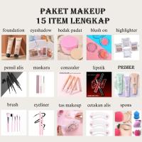 SET MAKE UP 15 ITEM PAKET HEPI