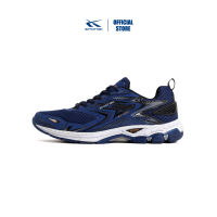 SPOTEC Running Atlas Sepatu Olahraga Lari Pria Wanita - Biru Tua Emas