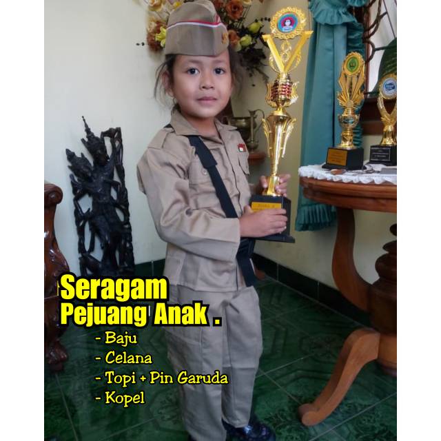 GROSIR BAJU SERAGAM PEJUANG KEMERDEKAAN ANAK PAHLAWAN PELOPOR PROFESI CILIK KOSTUM KARNAVAL POCIL grosir baju seragam pejuang kemerdekaan anak pahlawan pelopor profesi cilik kostum karnaval pocil