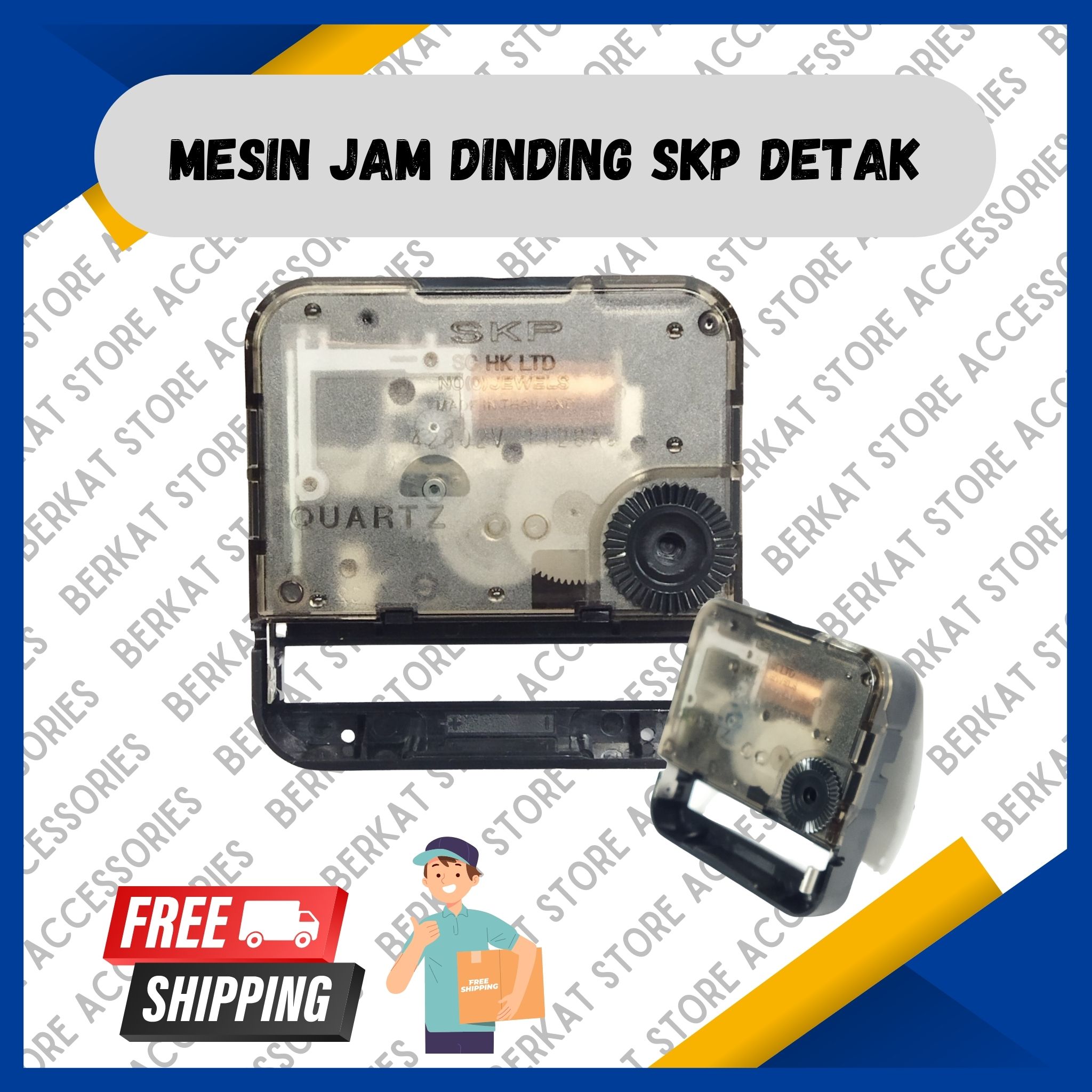 MESIN JAM DINDING SEIKO SKP ORIGINAL