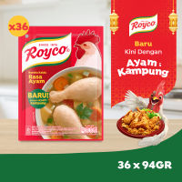 Royco Bumbu Kaldu Penyedap Rasa Ayam Kampung dengan Kaldu Gold Standard 36x90gr [Karton]