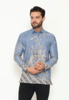 MAGINOT ASANA Batik Pria Slim Fit Lengan Panjang