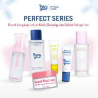 This Is Your - Perfect Series - Skincare Paketan Lengkap | Glowing Everyday Spray Refreshing Facial Wash Clarifying Toner Sweet Red Jelly Protecting Day Cream Advanced Night Cream | Mencerahkan Melembabkan & Menyegarkan