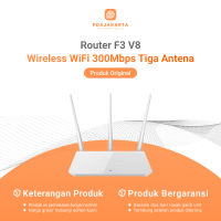 Router F3 V5 V6 V8 Wireless WiFi 300Mbps | Bisa PPPoE Cocok RT/RW NET Voucher | Router Bekas Bonus Adaptor