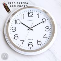 Jam Dinding Besar Pioneer HS T2023 Diameter 39 cm Taiwan Movement