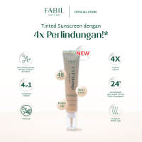 Fabil FYP Moringa Skin Tint 30gr Daycream CC Cream BB Cream - Tinted Sunscreen 4-in 1 Dengan Formula Disempurnakan Sebagai Make Up Skincare UV Protection dan Pollution Shield Memiliki Kandungan SPF 48 PA+++