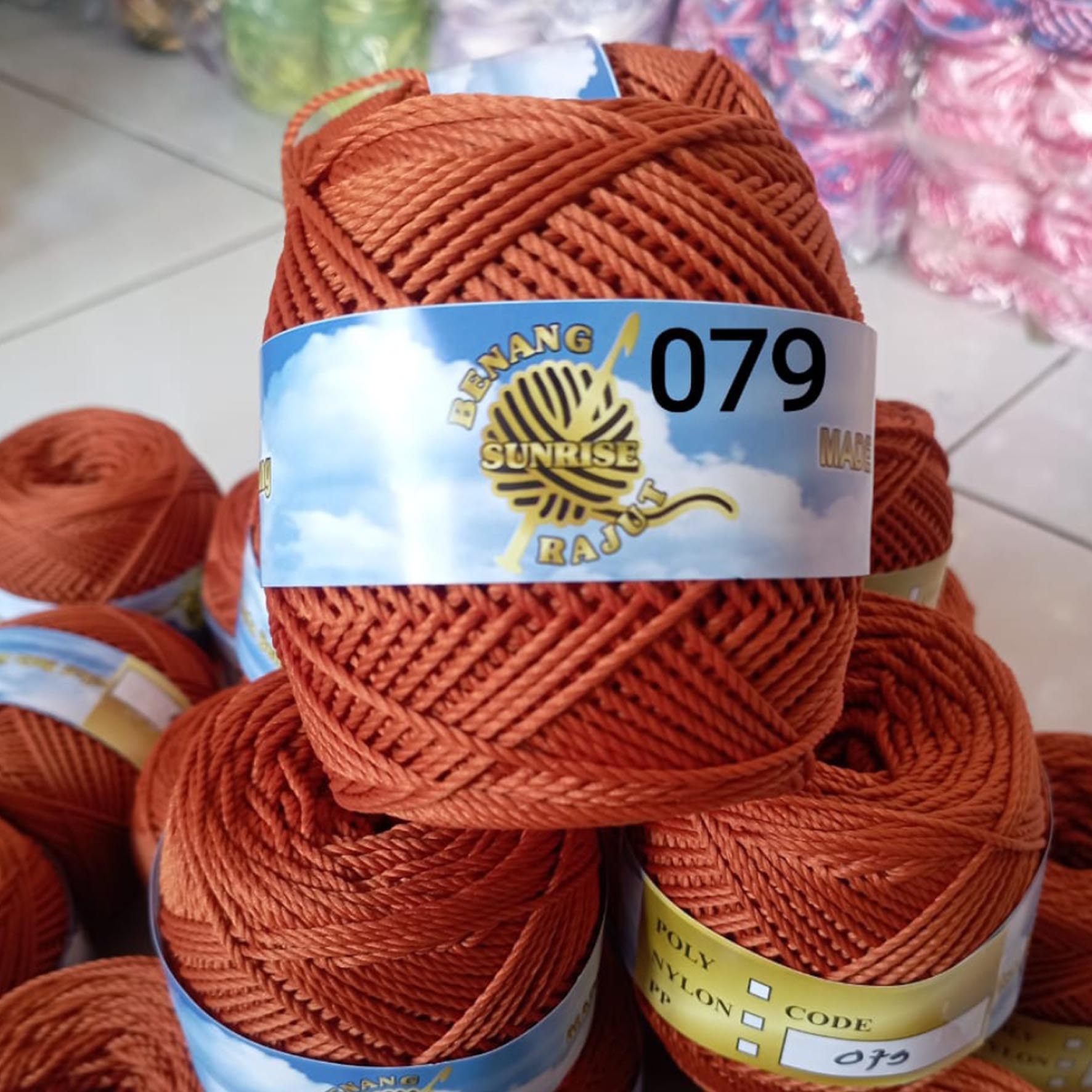 Benang Rajut poly sunrise/Benang Rajut polyester/Benang Rajut Murah/Benang Rajut Grosir/Benang rajut Berkualitas/Benang Rajut Bagus