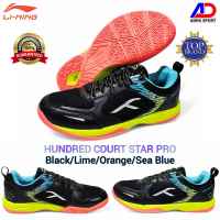 Free Kaos Kaki New Sepatu Badminton Hundred Court Star Pro Sepatu Bulutangkis