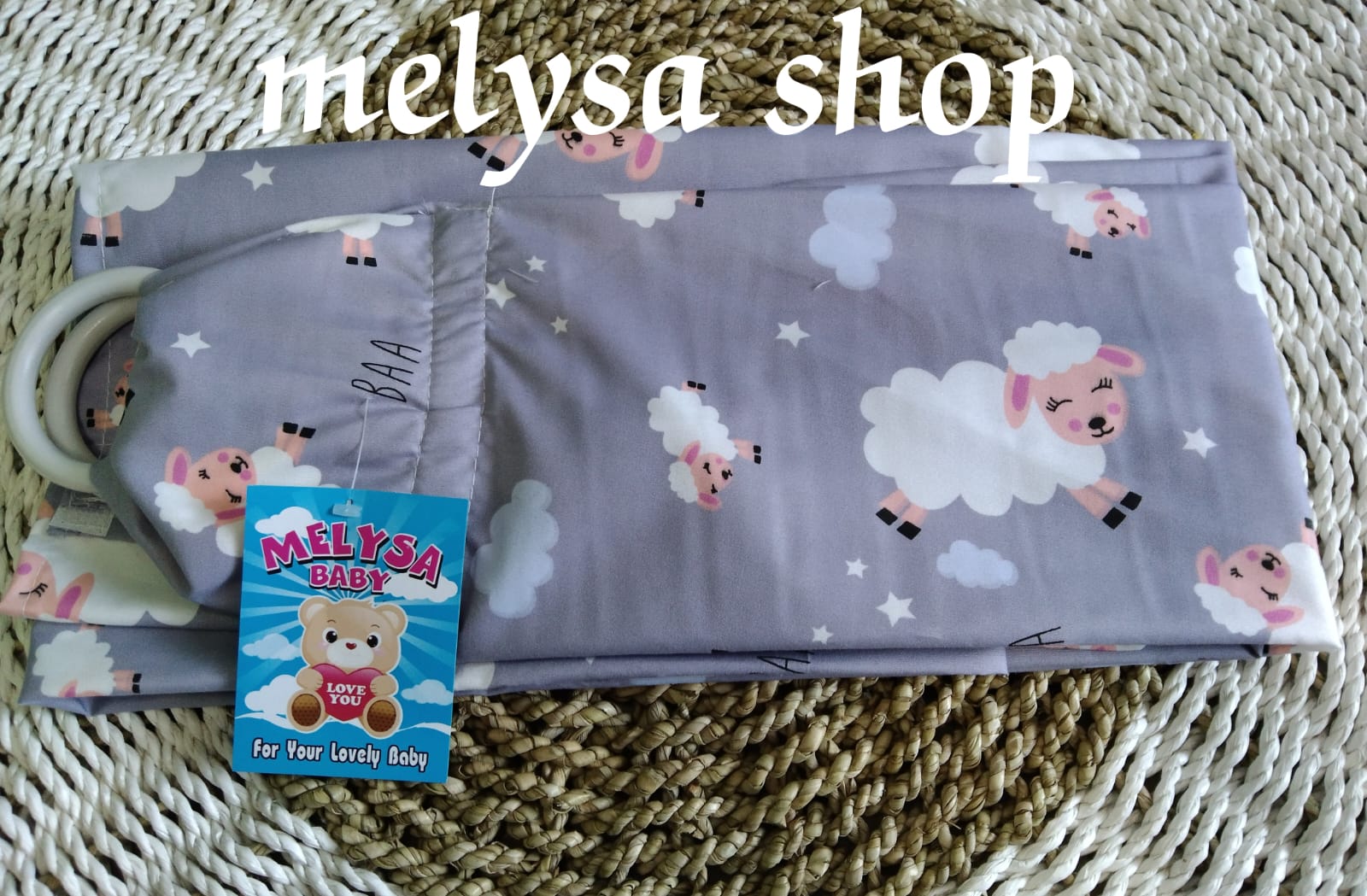 Gendongan Ring Sling l Multifungsi l Bayi laki-laki/perempuan