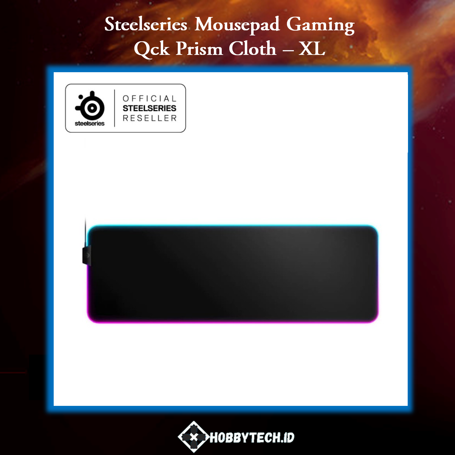 Steelseries Qck Prism XL Cloth RGB - Gaming Mouse Pad