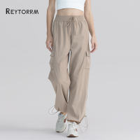Reytorrm Celana Cargo Olahraga jogger pants wanita Anti UV Polos Sport UPF 50+(CK016)