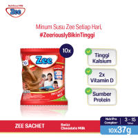 Zee Sachet Swizz Chocolate 38gr x 10 Pcs - Susu Tumbuh Tinggi Lebih Cepat