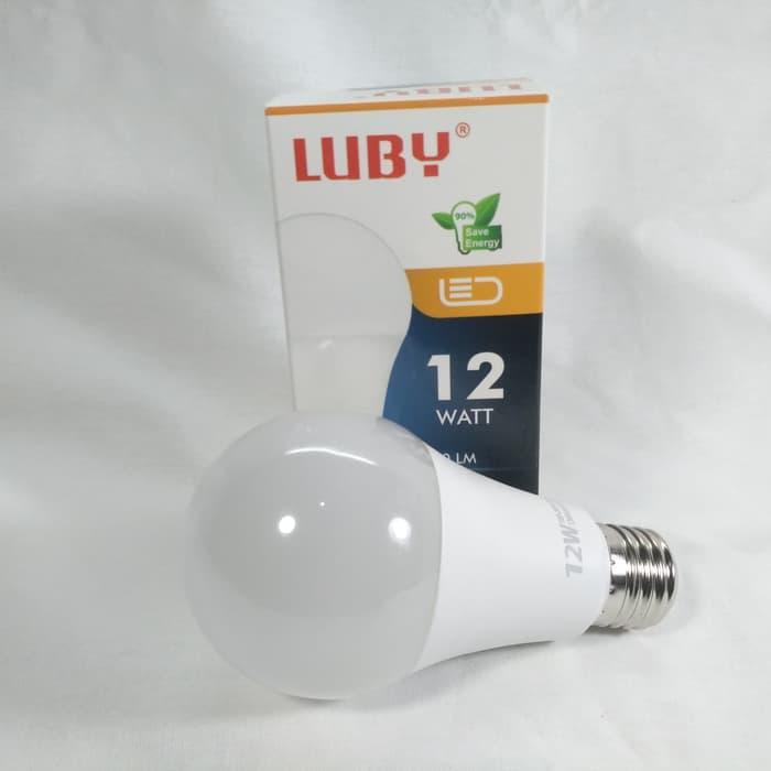 Lampu Led Bulb Luby 12W Bergaransi 1 Tahun SNI