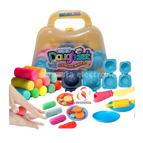 Mainan Lilin Plastisin Cetakan Playdough Cooking Series Masak Masakan Play Fun Doh Set Mainan Edukasi Anak