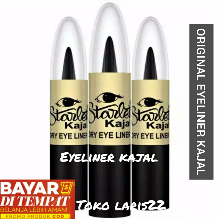 Celak Kajal Starlet Dry Eye Liner / Celak Sipat Mata Khas Arab/eyeliner/Celak Mata Sunnah Anti Air