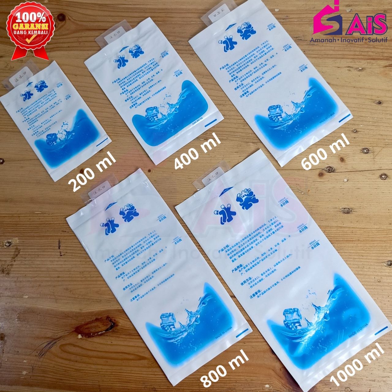 ICE GEL BAG ICEGEL KECIL ICE GEL UNTUK COOLER BAG ICE GEL DINGIN & PANAS ICE GEL ASI MAKANAN & MINUMAN
