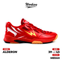 Working Sneakers For You Sepatu Badminton Pria Wanita Olahraga Sport Shoes Code Alderon Size 39 - 43