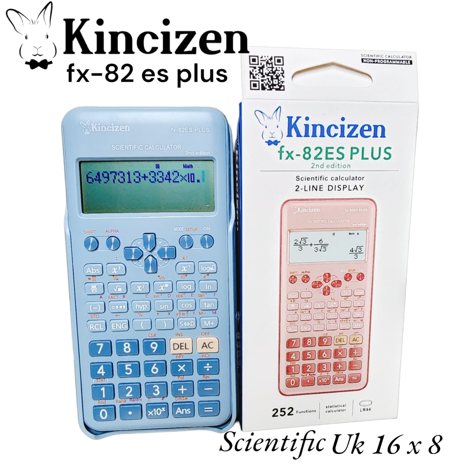 CASIO KALKULATOR SCIENTIFIC FX-82ES PLUS KALKULATOR ILMIAH CASIO FX 82ES PLUS CALCULATOR SIN COS TAN