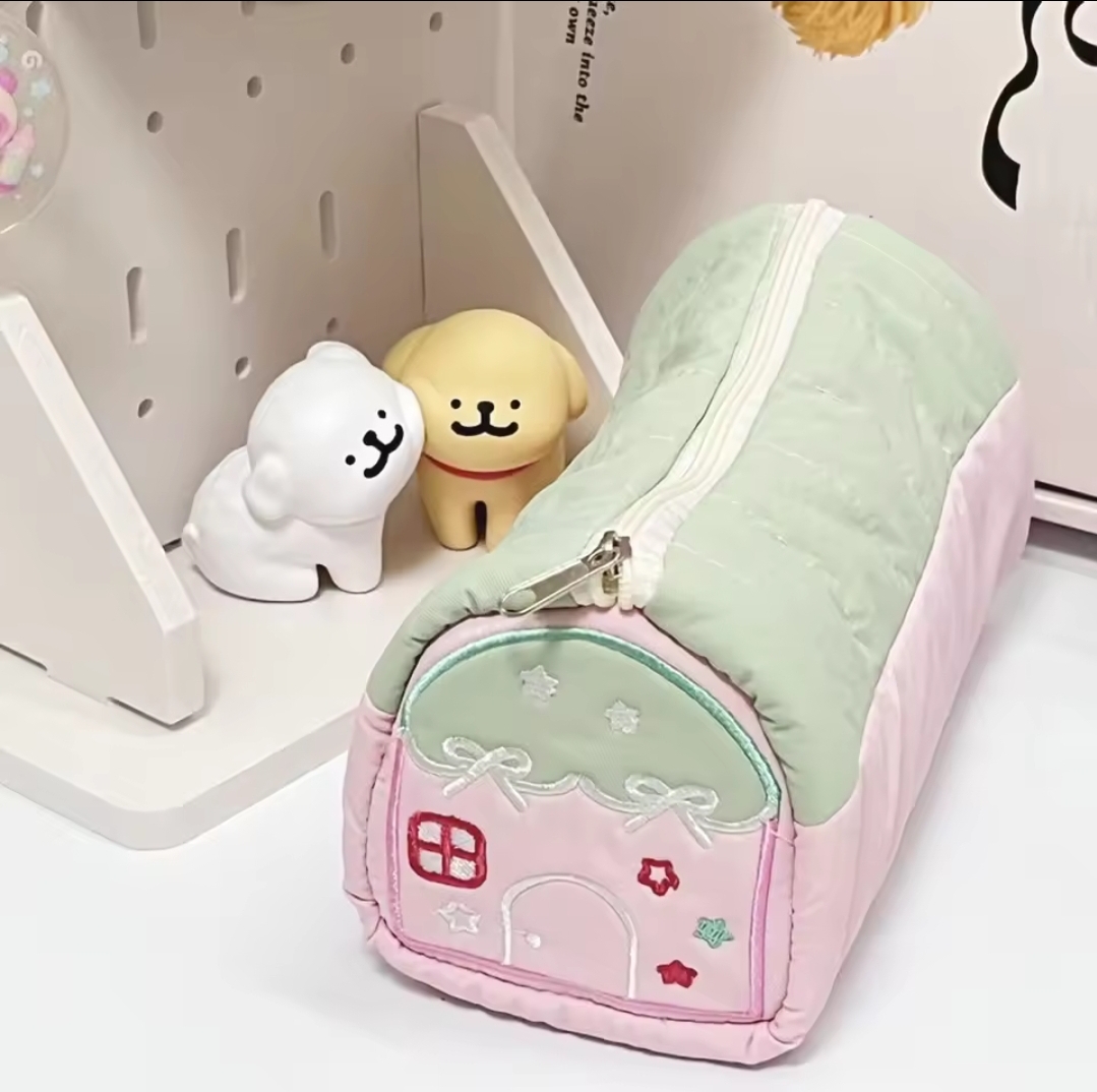 TEMPAT PENSIL LUCU MODEL LUMBUNG / PENCIL CASE CUTE BARN DESIGN