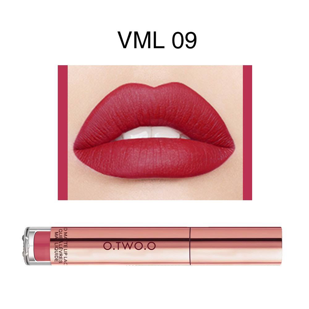 O.TWO.O LIPSTICK 12 WARNA ANTI AIR LIPSTIK LIQUID LIP GLAZE LIPS VELVET MATTE