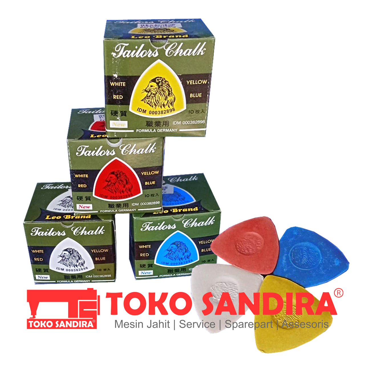Kapur Jahit LION HARGA 2 Pcs 1 WARNA