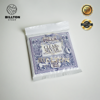 Senar Gitar Klasik Ernie Ball Kualitas Premium Senar Nylon Clear & Silver / Black Nylon / Ernieball Ernie Ball Classic Guitar Strings
