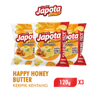 [Paket isi 3] Japota Keripik Kentang Happy Honey Butter 120gr