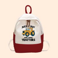 Tas Anak Just A Boy Who Love Tractors Ransel Anak SD TK Kantong Backpack Karakter Anak JAB-02