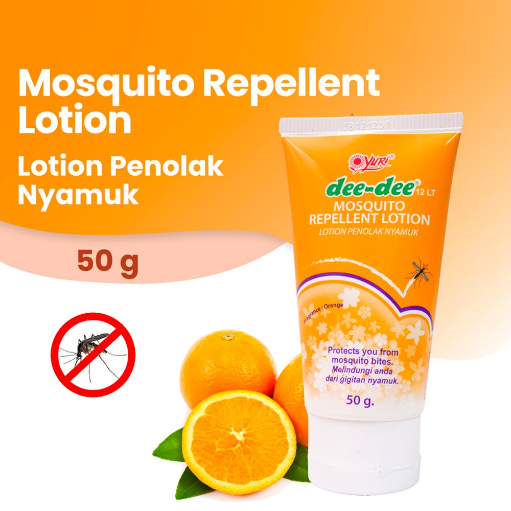 Dee Dee Mosquito Repellent Lotion Anti / Penolak Nyamuk Tube - 50 gr
