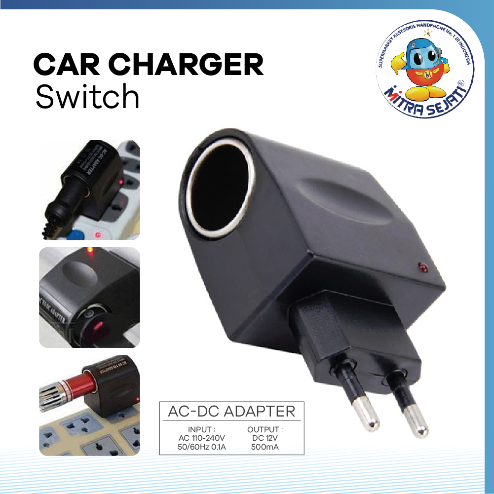 Car Charger Switch Adaptor Plug In-AADPI
