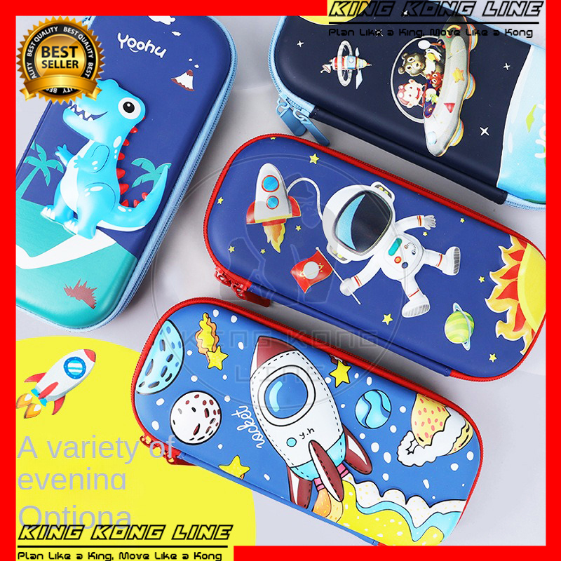 Kotak Pensil Karakter 3D Pencil Case Tempat Alat Tulis Anti Air 4593